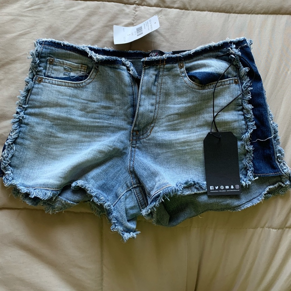 Denim shorts